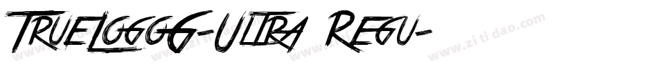 TrueLogoG-Ultra Regu字体转换
